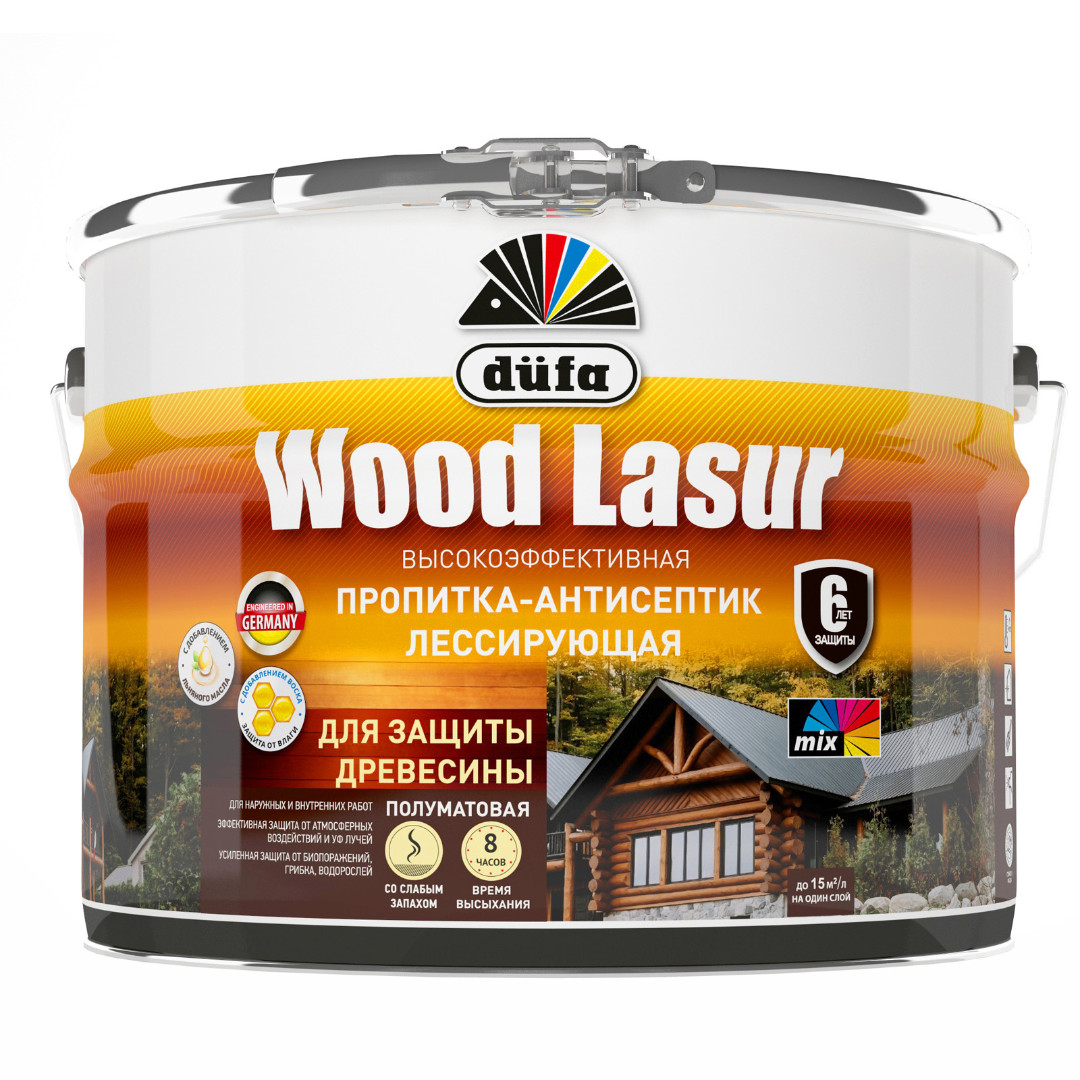 Купить декоративную пропитку для дерева DUFA Wood Lasur